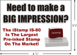 Pre Inked Stamp IS-80